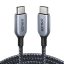 كابل 765 USB نوع سي إلى USB نوع سي (140 واط، 2 متر، نايلون)، كابل USB 2.0 للشحن السريع USB نوع سي لماك بوك برو 2021، ايباد برو، ايباد اير 4، سامسونج جالاكسي S21، بيكسل، والمزيد من انكر