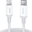 كابل USB-C الي لايتنينج من يوجرين، كابل شحن سريع معتمد من ابل متوافق مع ايفون 12 و12 برو و12 برو ماكس و 11 و 11 برو و 11 برو ماكس وماكس 8 بلس و ماك بوك و ايباد و ايربودز برو (3 قدم)